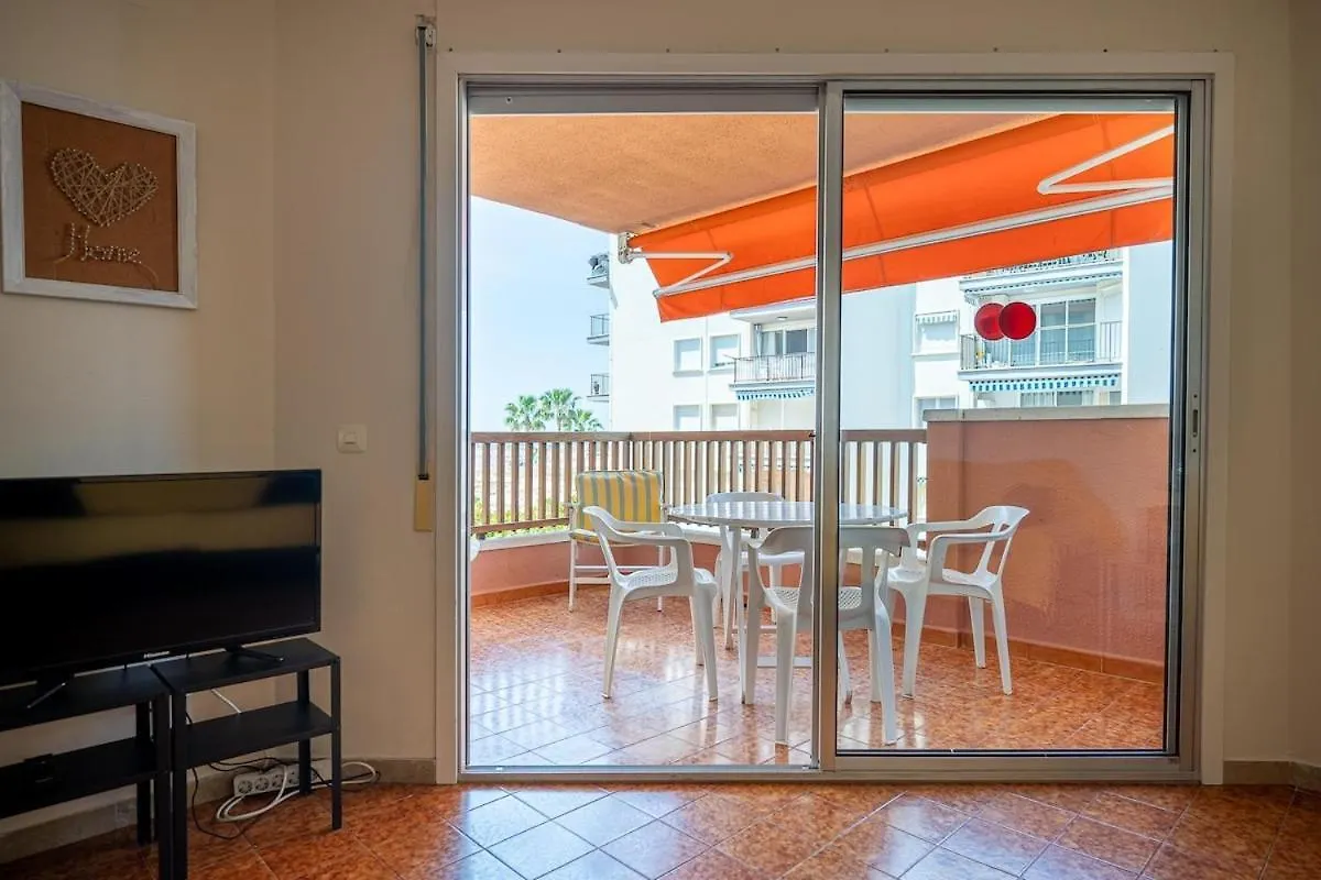 At035 Apartment Located On The First Line Of The Beach Torredembarra