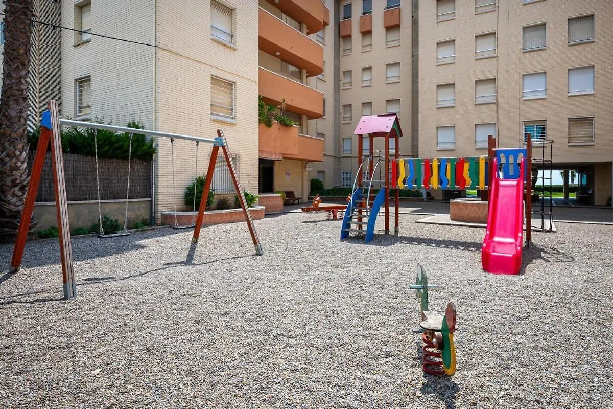 At035 Apartment Located On The First Line Of The Beach Torredembarra
