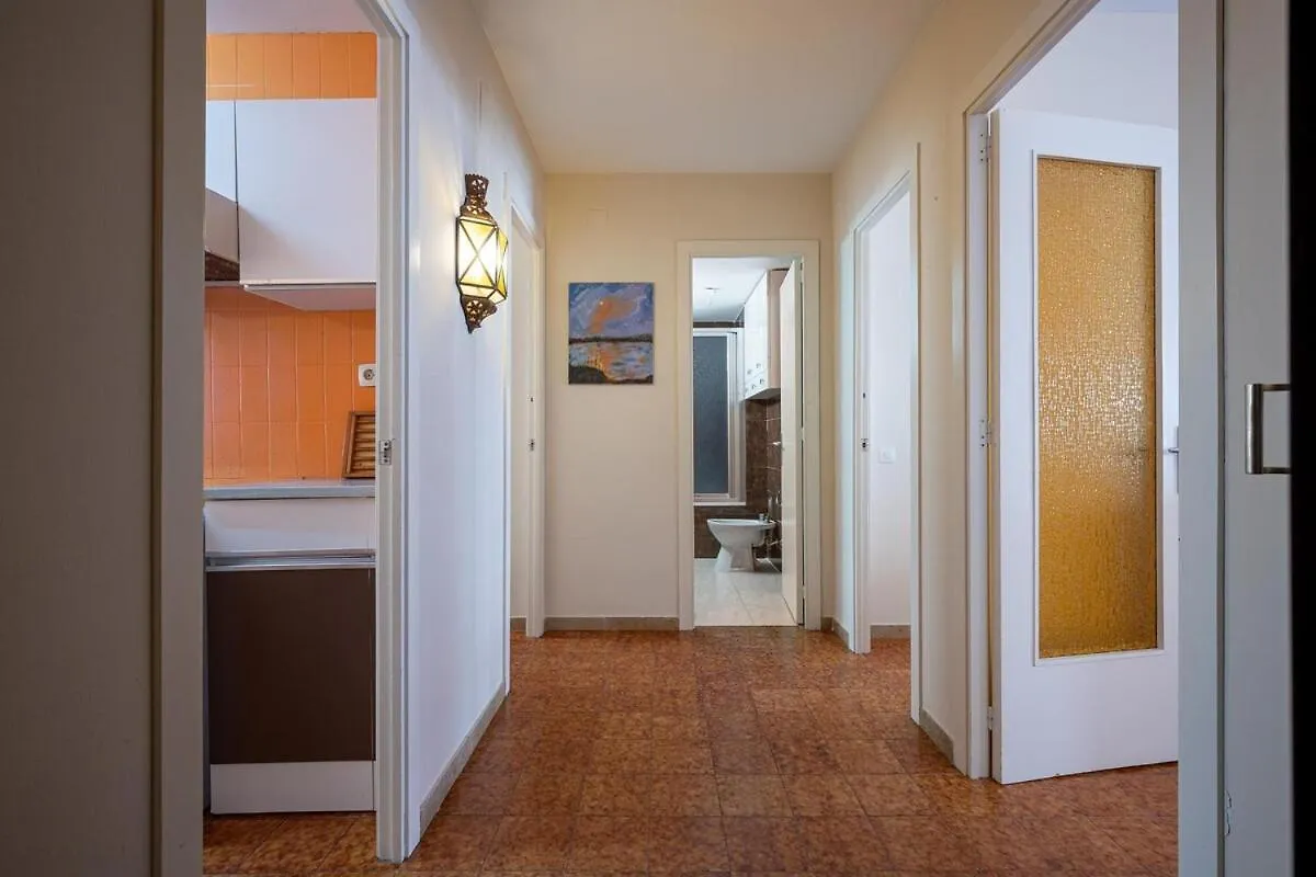 At035 Apartment Located On The First Line Of The Beach Torredembarra