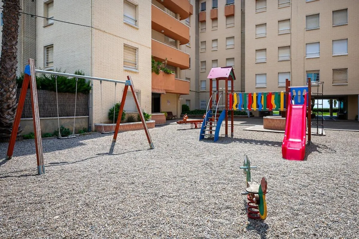 At035 Apartment Located On The First Line Of The Beach Torredembarra Spain