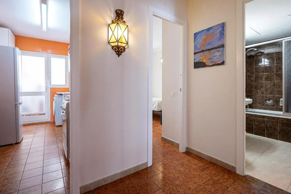 At035 Apartment Located On The First Line Of The Beach Torredembarra